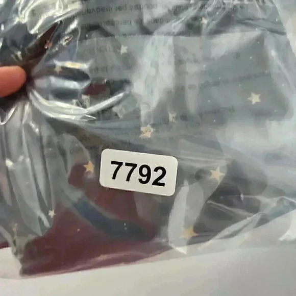 Investments Button Up Long Sleeve Star All over print Women's Shirt PS - Picture 8 of 8